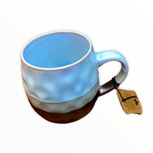 La Rochelle Other - Artisan Hand Crafted Coffee Mug Blue Purple Cup